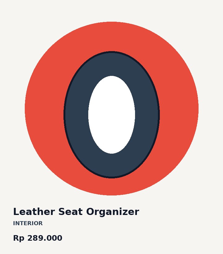 Leather Seat Organizer