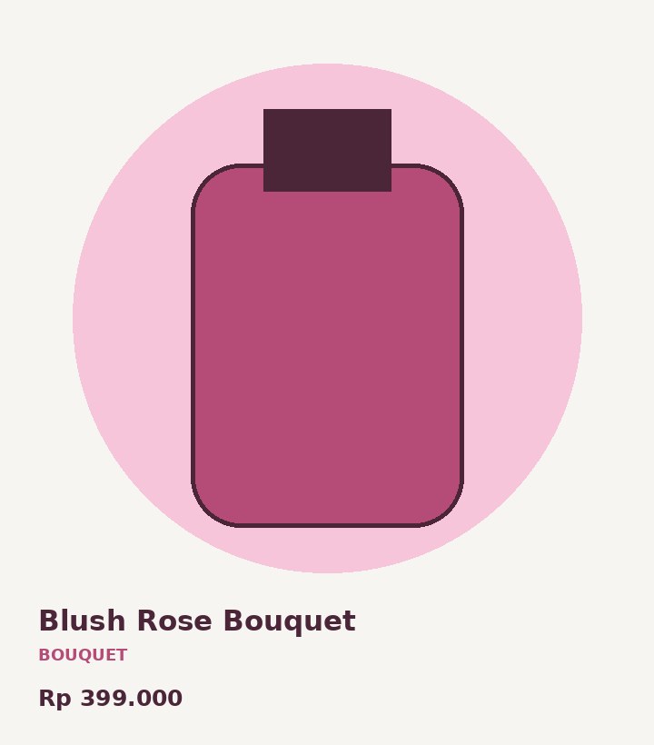 Blush Rose Bouquet