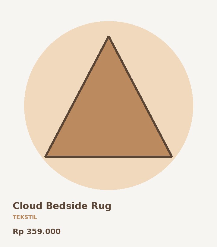 Cloud Bedside Rug