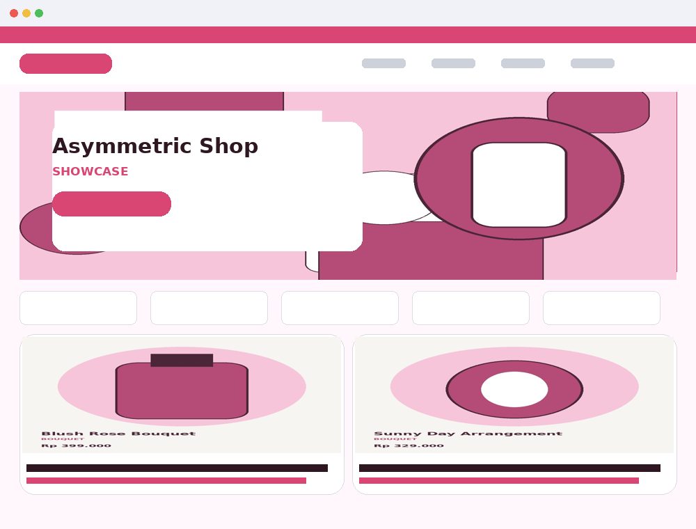 Preview Asymmetric Shop Showcase