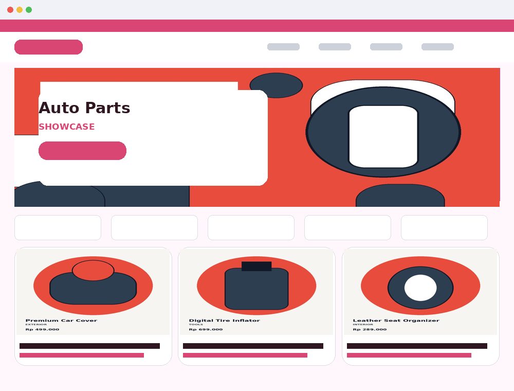 Preview Auto Parts Showcase