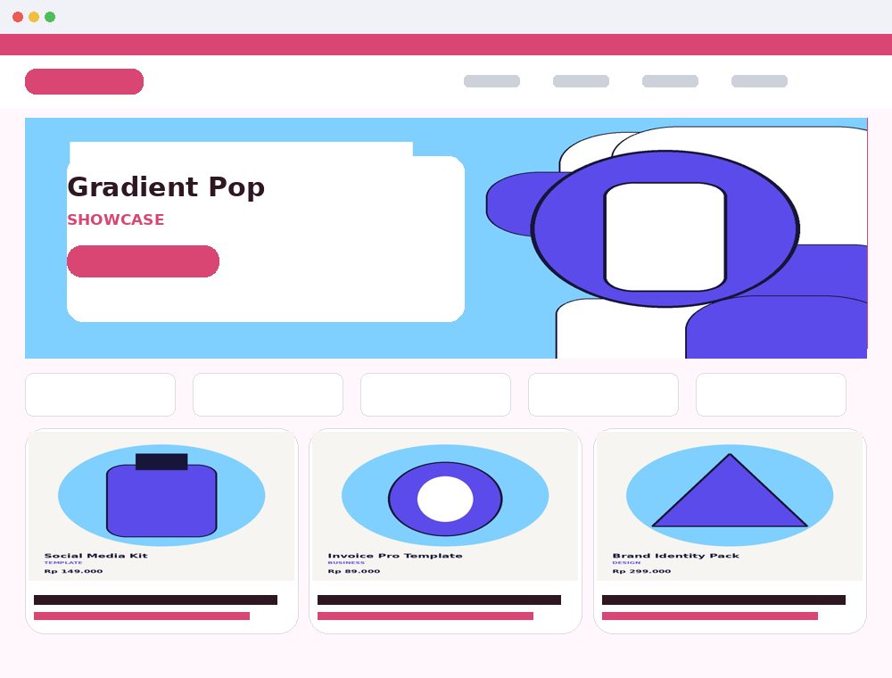 Preview Gradient Pop Showcase