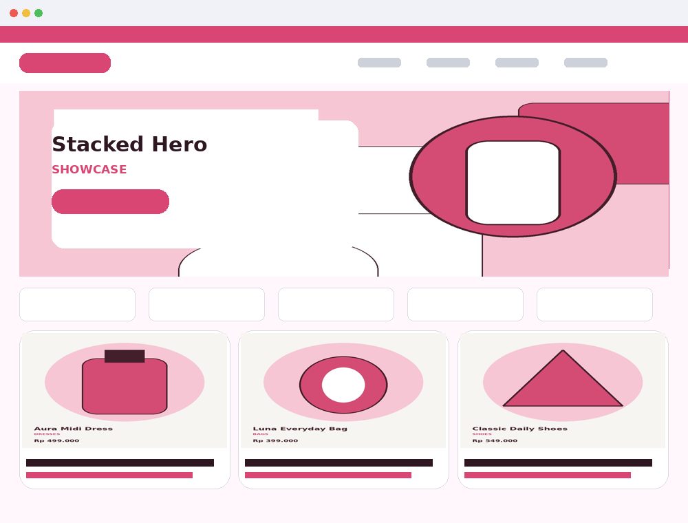 Preview Stacked Hero Showcase