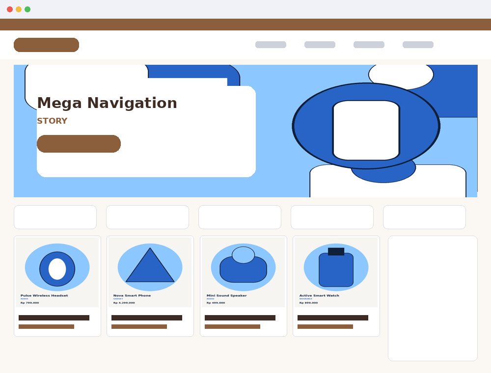 Preview Mega Navigation Story