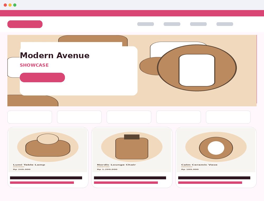 Preview Modern Avenue Showcase