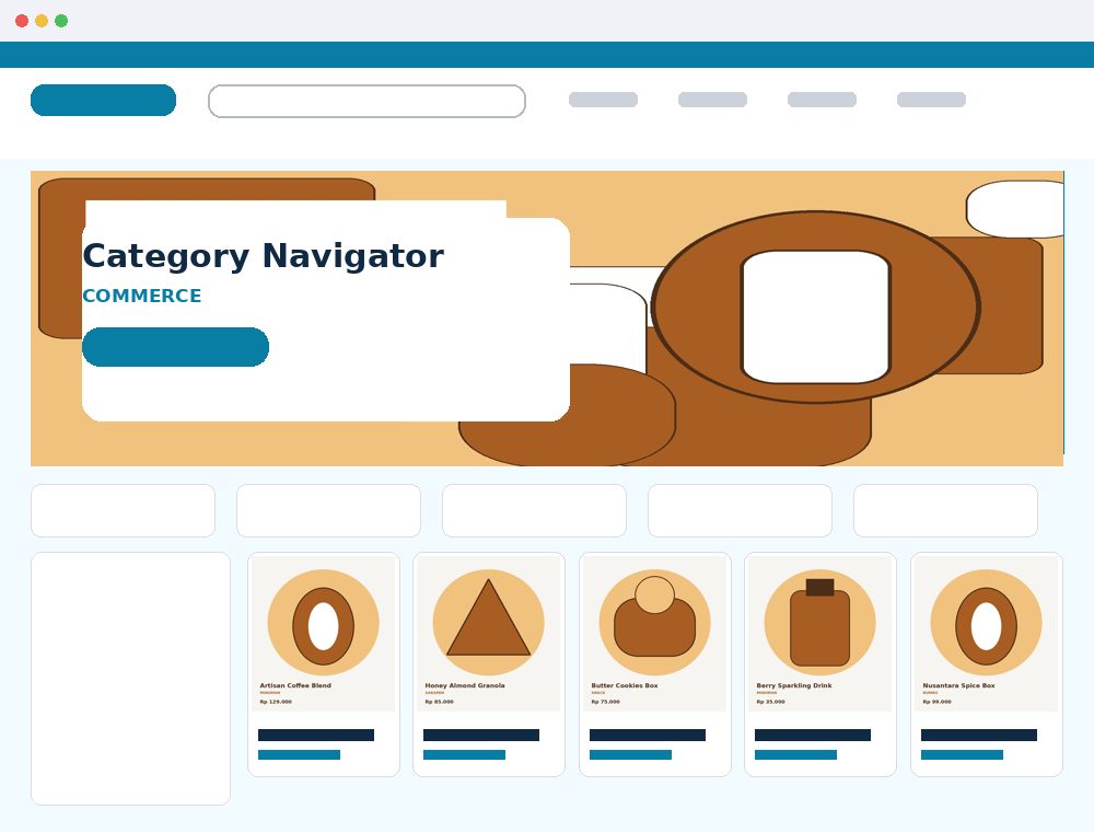 Preview Category Navigator Commerce