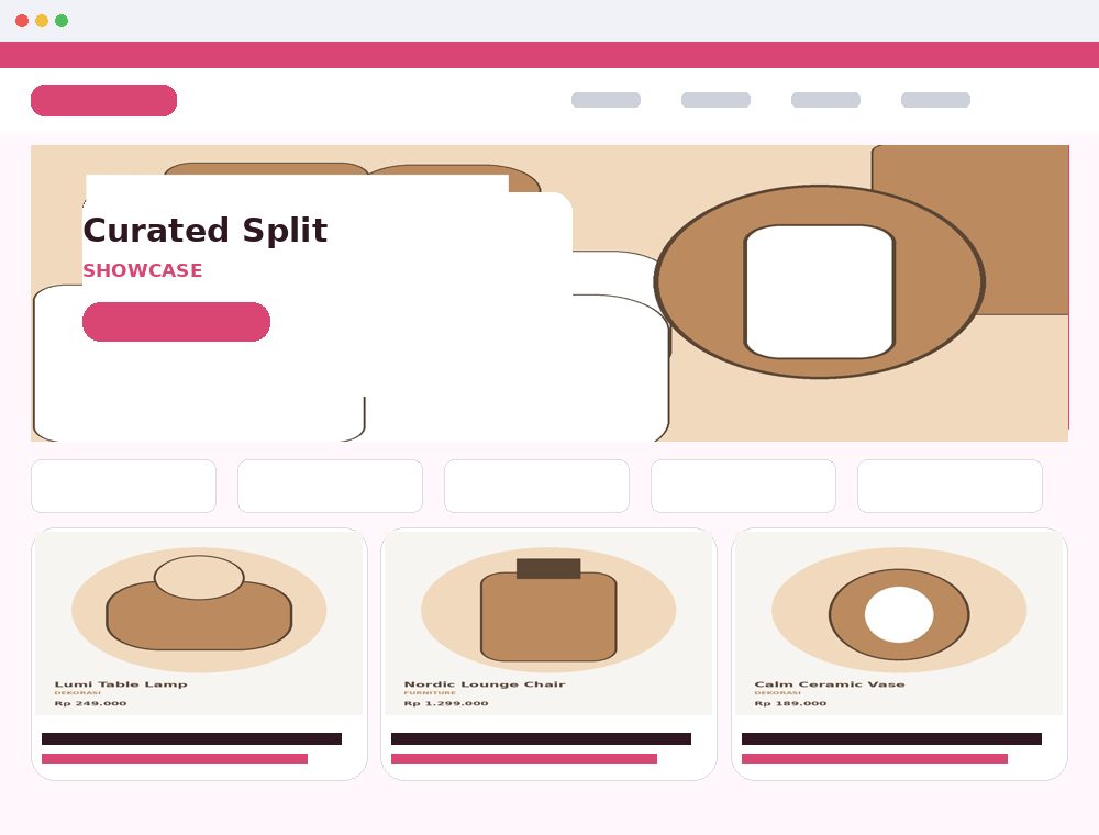 Preview Curated Split Showcase