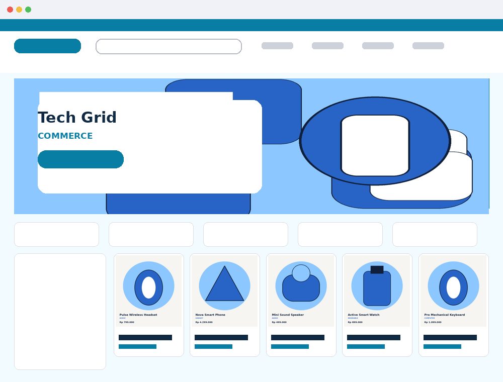Preview Tech Grid Commerce