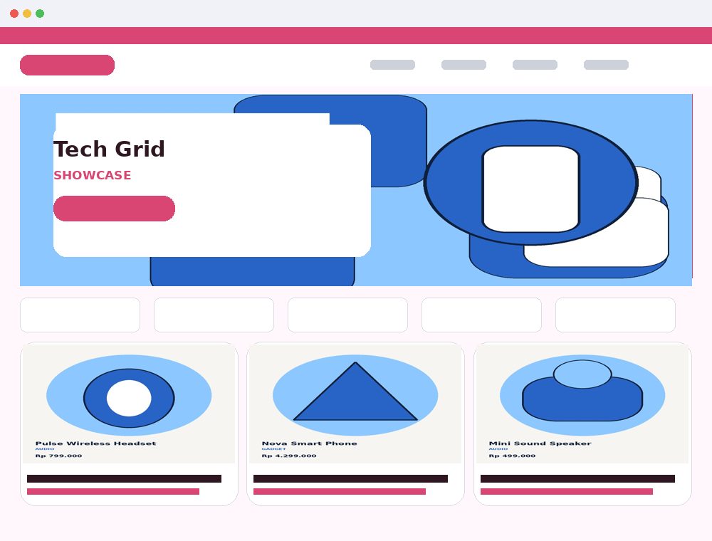 Preview Tech Grid Showcase
