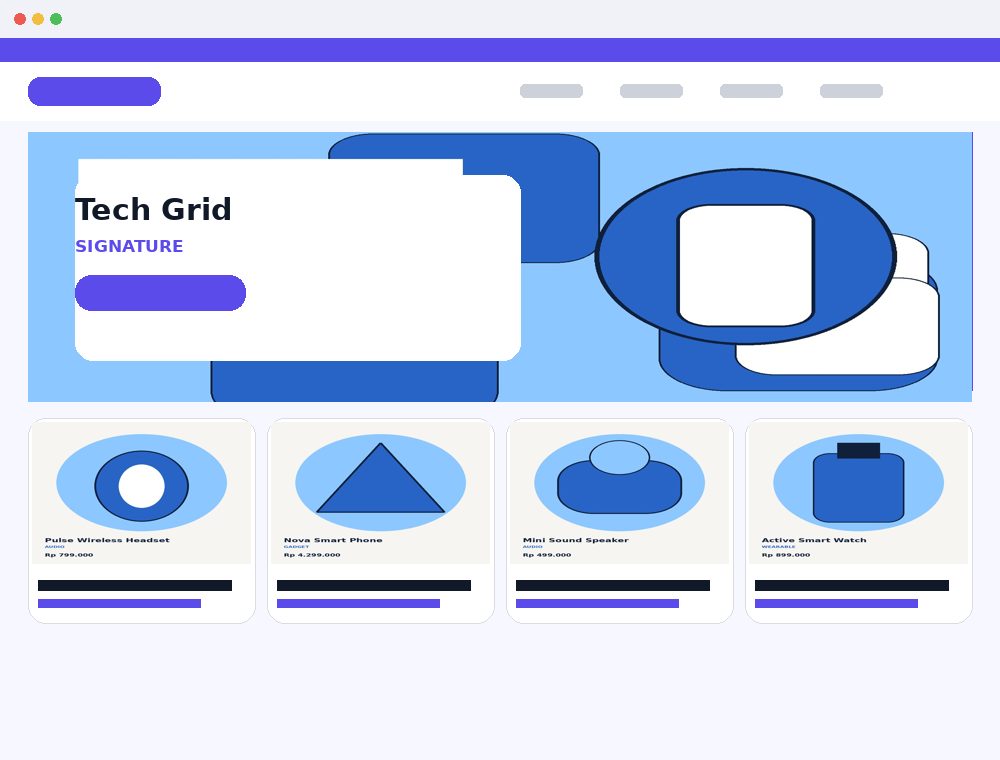 Preview Tech Grid Signature
