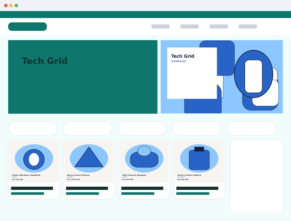 Preview Tech Grid Social
